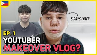 [SUB] Ep.1 Nose Job, Facial Fat Reduction Liposuction Review | Plastic Surgery Vlog in Korea