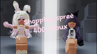 400 robux shopping spree