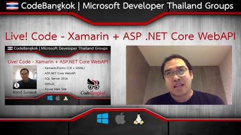 Live! Code 4: Xamarin + ASP NET Core WebAPI