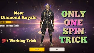 New Diamond Royale One Spin Trick || Judgement Ironface Bundle Trick || Only 1 Spin Trick