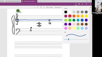 Music Theory-  landmark notes