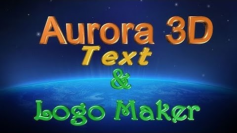 Как сохранить 3d текст сделанный в Aurora 3D Text & Logo Maker в виде фотографии!