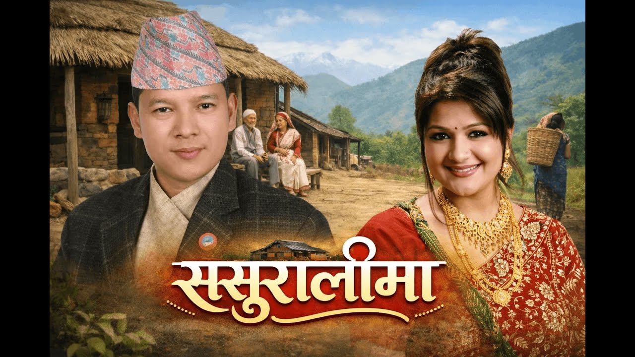 Badri Pangeni and Sindhu Malla -  Sasuralima | Superhit Lok Dohori Song