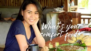Cooking filipino comfort foods during rainy season, CountrysideLife and Nature  Bohol, Philippines