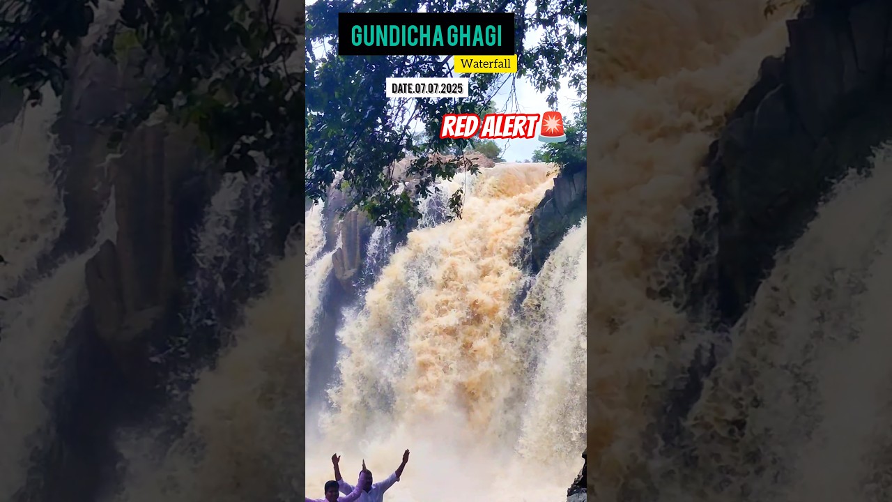 Gundicha ghagi waterfall🚨