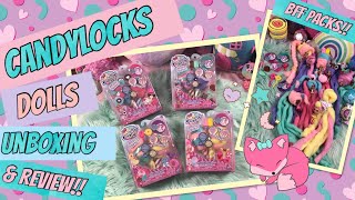 CANDYLOCKS DOLLS UNBOXING & REVIEW!! ALL BFF PACKS!!