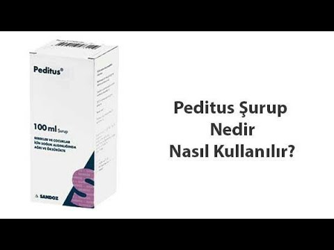 Peditus Surup Nedir Ne Icin Kullanilir Ne Ise Yarar Yan Etkileri Nelerdir Youtube