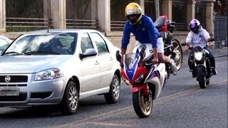Motos esportivas acelerando em Curitiba - Parte 13