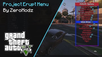 GTA V Project Erupt Menu Cracked 1.25