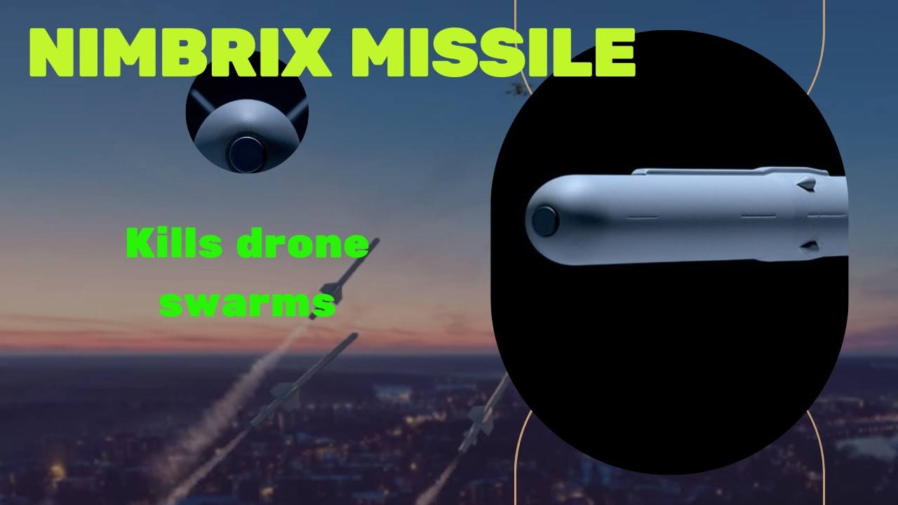 Saab's compact Nimbrix missile takes down drone swarms - YouTube
