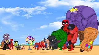 Super Hero: Evolution and Development of mask with Marvel Team : Size comparison [2024] - FUNNY