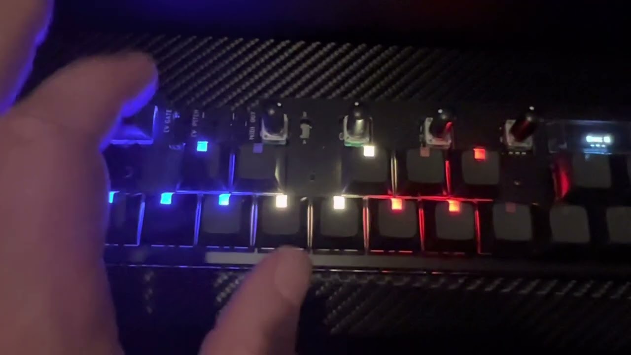 Monome Norns qremote mod with OMX-27 norns macro mode & midi