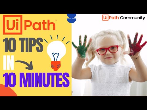 Part 1 - UiPath | 10 Quick Tips in 10 Minutes | Shortcuts | Automation | ( RPA Uipath Quick Tips )