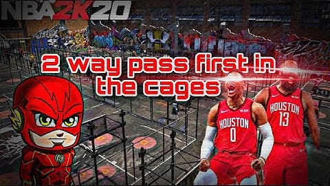 *NEW* NBA 2K20 BIGGEST TRY HARD 2 WAY PASS FIRST GUARD IN THE CAGES