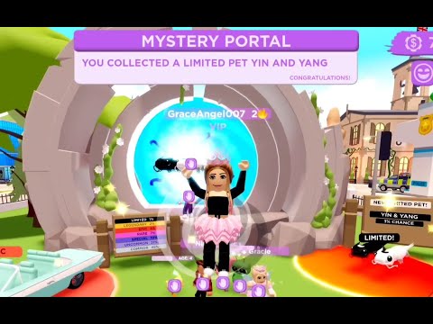 Club Roblox I Won The Yin and Yang Pet From The Mystery Portal! Club Roblox Mystery Items Update