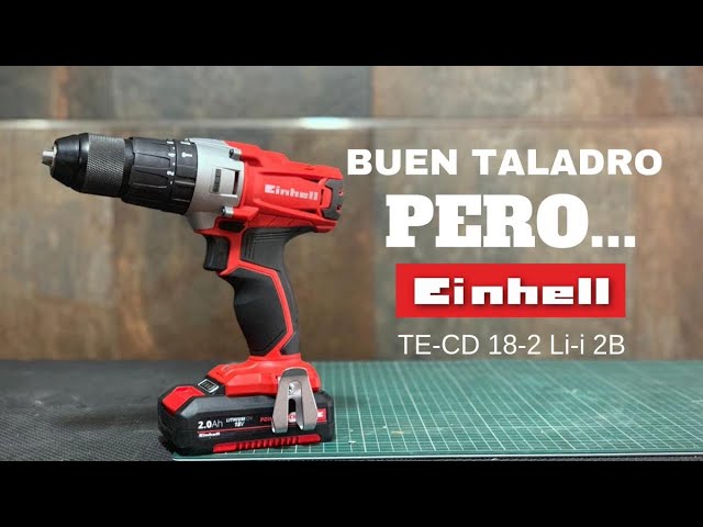 Atornillador percutor batería EINHELL TE-CD 18/2 + 22 accesorios Potente  robusto y versátil. Ref. 5900X79 — Ferretería Miranda