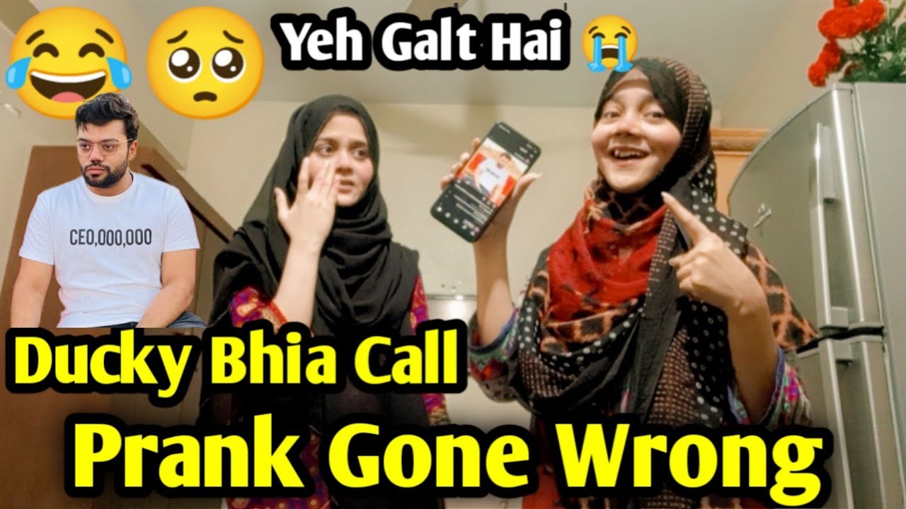 @DuckyBhai Call Prank | April Fools Prank Gone Wrong - YouTube