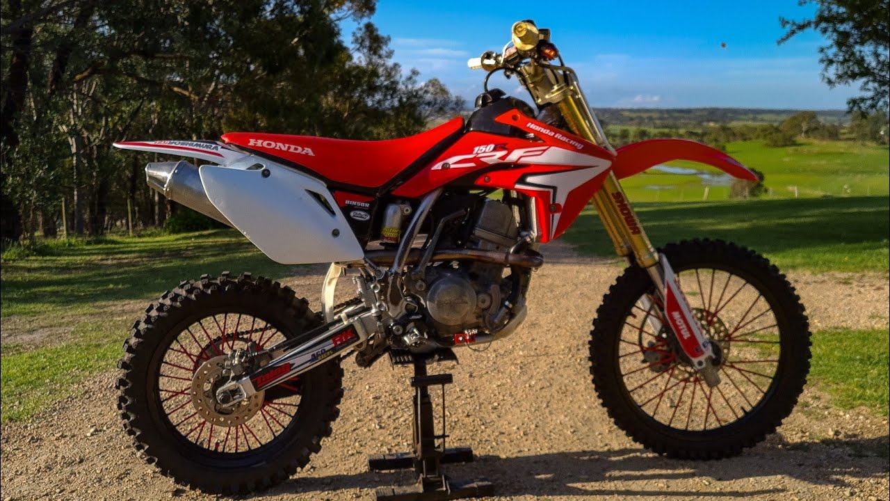 crf150rb rev limiter procircuit t4 exhaust YouTube