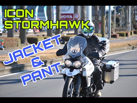 ICON STORMHAWK JACKET & PANT - YouTube