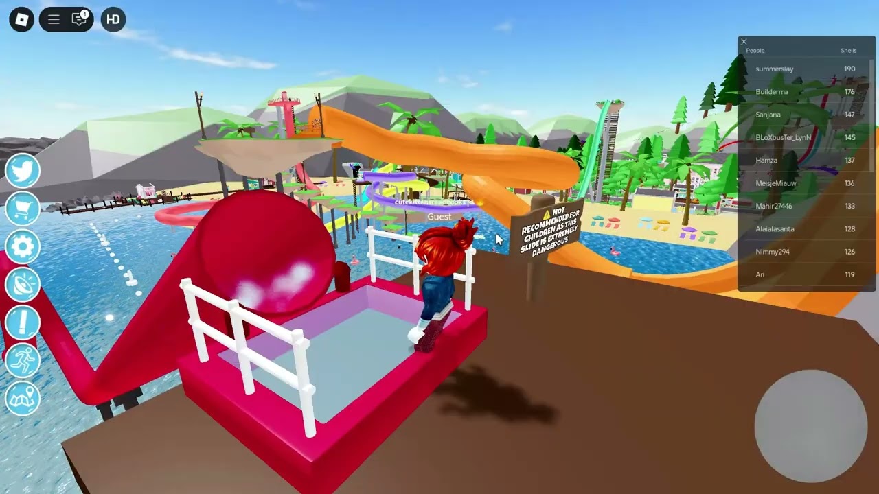 roblox going to a waterpark!!