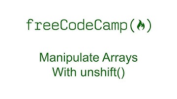 Manipulate Arrays With .unshift() - Free Code Camp