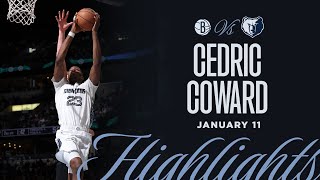 Cedric Coward Highlights Vs. Brooklyn Nets