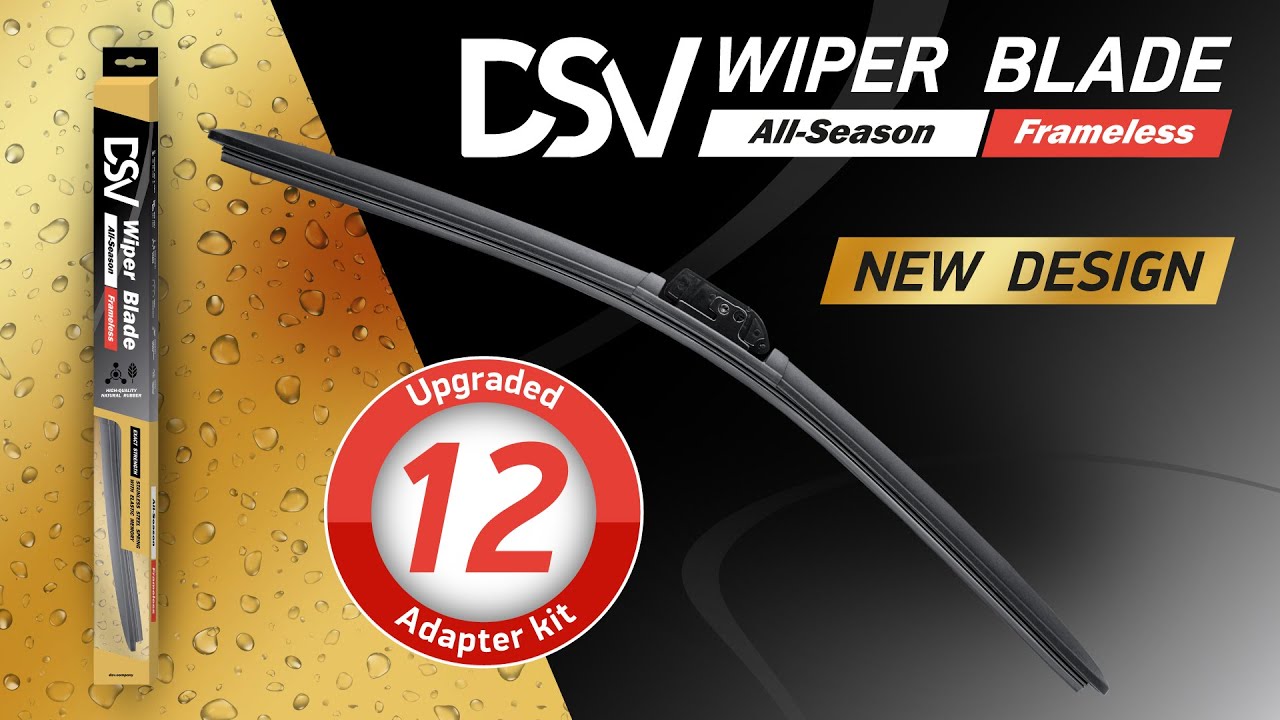 DSV standard All-Season Frameless Wiper Blade - YouTube