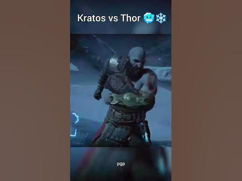 Kratos NÃO TEM CHANCE! ALTURA ABSURDA de THOR em God of War [PS4] #Shorts 