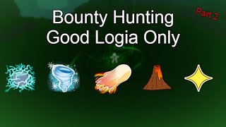 Bounty Hunting using GOOD LOGIA fruits (Part 2) | Blox Fruits Hunting #40