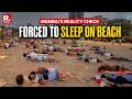 WATCH: Intense Heatwave &amp; Power Cuts Force Mumbai Slum Residents to Sleep on Versova Beach