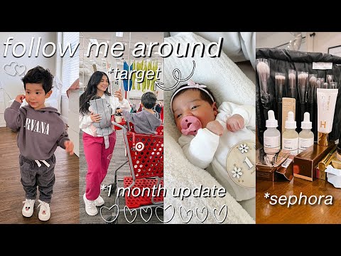 VLOG: 1 MONTH UPDATE, SHOPPING WITH MY MOM, TARGET HAUL