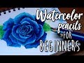 How to Draw a Rose With Watercolor Pencil - Easy Tutorial for Beginners How to Draw a Rose With Watercolor Pencil - Easy Tutorial for Beginners