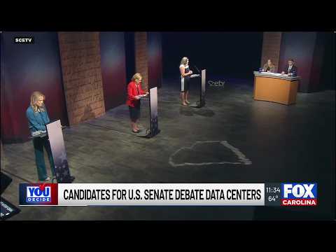 Candidates for U.S. Senate debate data centers