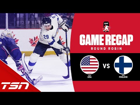 USA vs  Finland - 2023 World Juniors Highlights