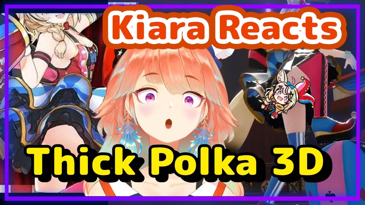 【ENG Sub】Takanashi Kiara - Reacts to Polka 3D Debut Stream and how Visible Everything Was