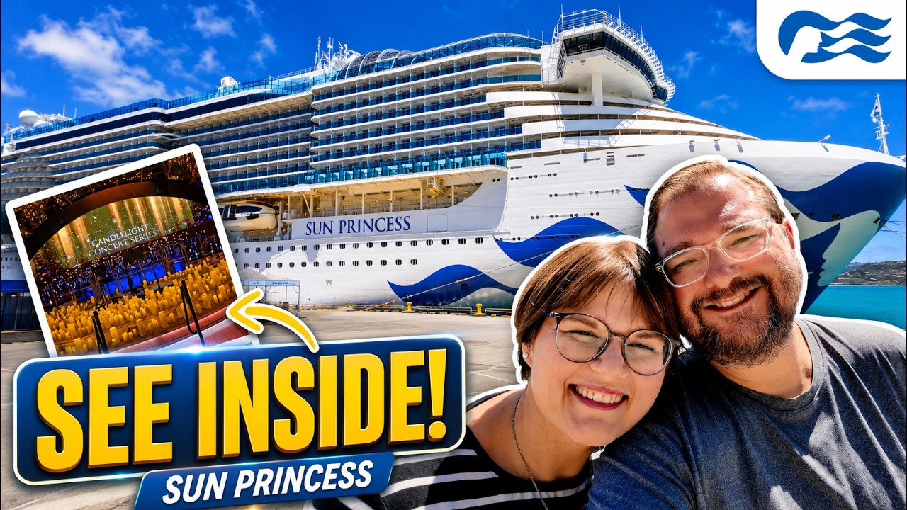 Sun Princess Full Ship Tour: Deck by Deck + Review!