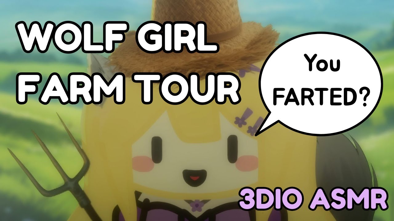 [ASMR] Cozy Wolf Girl Farm Tour ASMR 🐺🌾 Fluffy Ear Picks, Muffs & Tappy Curing You ❤️ 