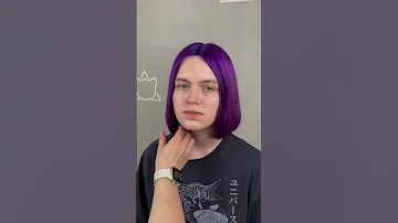 Идеальный фиолетовый цвет волос.