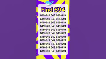 Check observation skill 206: only 7% people can find the number in 5 sec #shorts #spotthedifference