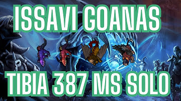 Tibia 387 MS Solo Issavi Goannas Surface - 4,.3kk raw xp/h - 200-400k profit #tibia #gaming