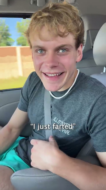 Farting during a road trip! #shorts