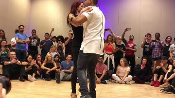 Brazilian Zouk Improv Dance by Kadu and Larissa - Song “Fly Down” by Stephen (Zouk Dance, 2018)