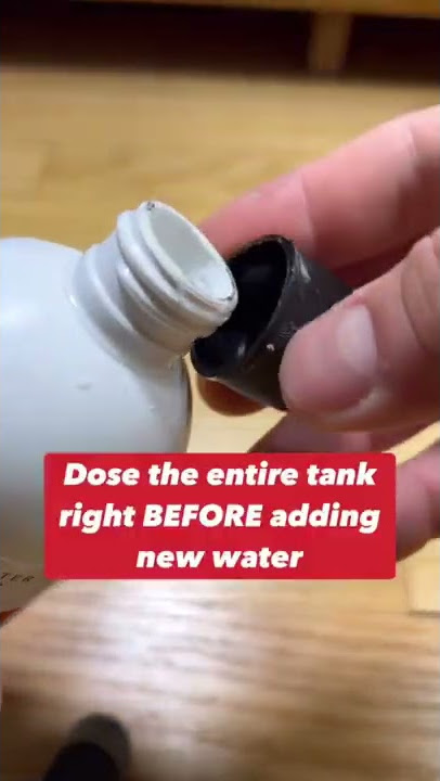 WHEN DO YOU ADD WATER CONDITIONER???