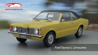 Ford Taunus L Sedan 1971 Vert clair métallisé 1/18