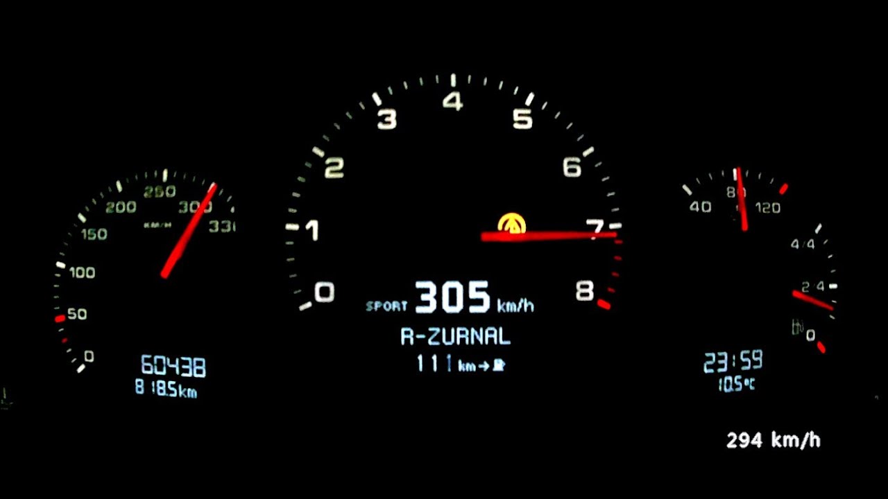 Porsche 911 997 Carrera S - acceleration 0-290 km/h and more dynamic tests