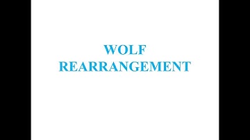 WOLF REARRANGEMENT