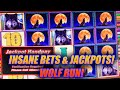 WOLF RUN SLOT MACHINE HIGH LIMIT ★ JACKPOT WIN ALERT ★ STACKED WILD REELS