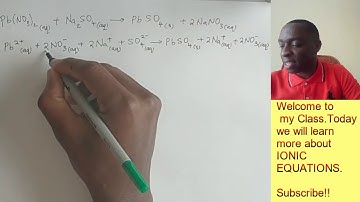 How to write ionic equations 1