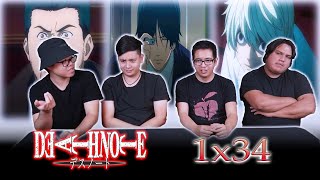 Kira vs. Near! | Death Note Episode 34 REACTION | "Vigilance"