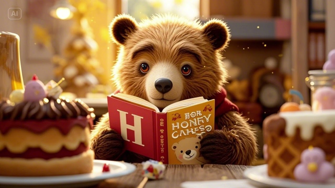 H is for Honey Cakes – Bear’s Sweet Delight! 🐻🍰 | Nursery Rhymes & Kids Songs